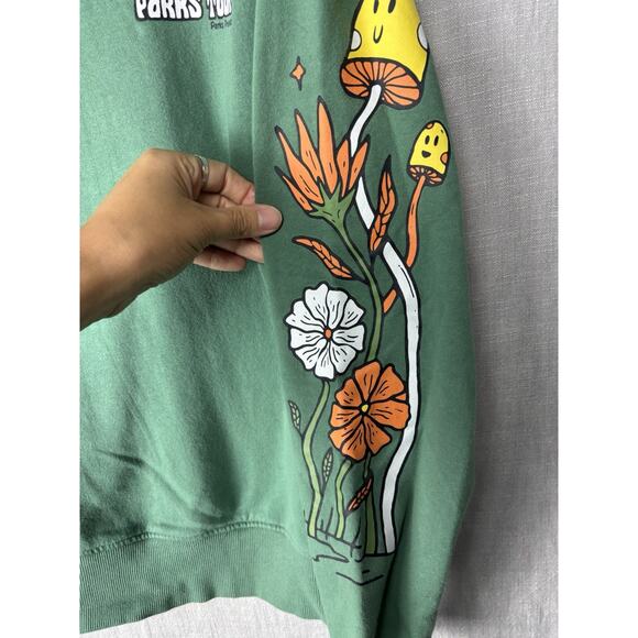 Parks Project The 63 National Parks Tour Mushrooms Graphic Sweater Women's M - Picture 3 of 8